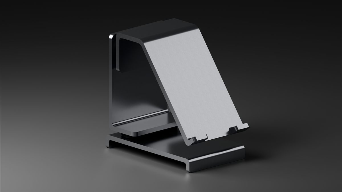 Phone stand design render
